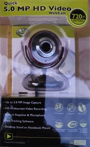 Gear Head WCF2750HDRED Web Cam 5.0 MP USB - Picture 1 of 3