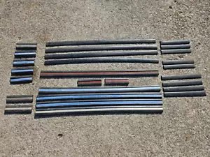 Used (3 pcs) AMC Eagle Sport SX/4 4 dr wagon Front ? Rear ? Bumper Impact Strips - Picture 1 of 4