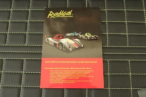 VIP Prospekt/brochure Radical SR8 SR3 Supersport SR5 Langstrecke SR8 LM - Picture 1 of 1