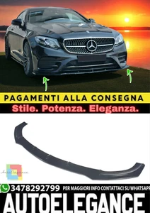 ✨Divisor Delantero V1 en ABS Negro Brillante para Mercedes Clase E Coupé W213 ✨ - Imagen 1 de 7