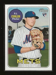 2018 Topps Heritage High Number P.J. Conlon New York Mets RC (#560) - Picture 1 of 2