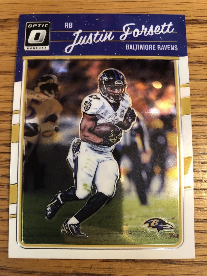 Justin Forsett 2016 Donruss Optic Ravens Card #8  *6447* - Image 1 of 1