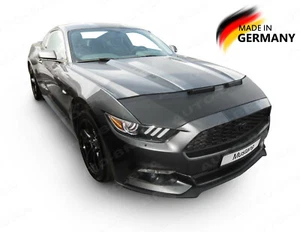 CAR HOOD BONNET BRA fits Ford Mustang 2014 - 2017 NOSE FRONT END MASK TUNING - Imagen 1 de 4