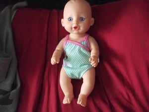 11 Zoll Baby Born Puppe Zaph Creations Arme bewegen sich nicht Beine beweglich blaue Augen - Bild 1 von 5