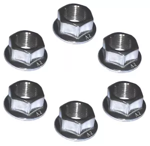 Kawasaki ZX6-R - M10 x 1.25 - Rear Sprocket Flange Nuts - A2 Stainless (x6) - Picture 1 of 1