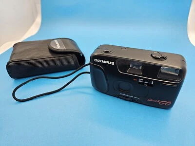 Vintage Manual Film Camera Olympus Shoot & GO Camera Lens 34mm Tested Working  - Image 1 of 4