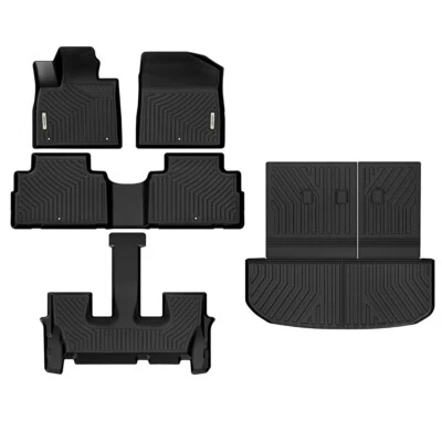 OEDRO Floor Liners Trunk Mat Backrest Mats for 2020-2025 Hyundai Palisade 7-Seat Foto 1 de 4