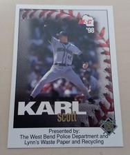 1998 Milwaukee Brewers Police - MSC - WEST BEND POLICE DEPARTMENT AND LYNN'S....