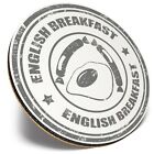 Round Single Coaster  - BW - English Breakfast Cafe Restaurant  #40676