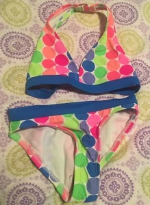 OP Multi Color Dots bikini kids size 4/5 - Picture 1 of 5