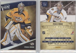 2011-12 Panini Prime Silver /25 Pekka Rinne #53