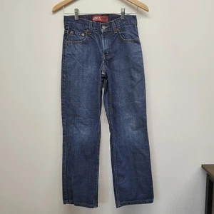 Levi's Youth Boys 550 Relaxed Denim Jeans Size 12 Reg 26 X 26 1/2 - Picture 1 of 5