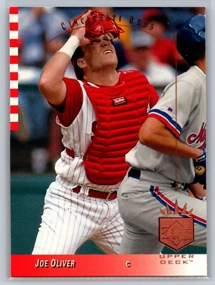 1993 SP Baseball Card #212 Joe Oliver    Cincinnati Reds - Image 1 of 2