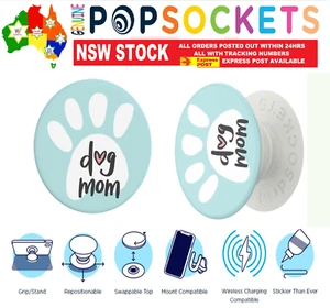 PopSockets Pop Socket Dog Mom Phone Stand Holder Mount - Picture 1 of 3