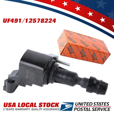 Set of 1 OEM Ignition Coil UF491 For 2012-14 Chevrolet Orlando 2.4L L4 12578224 - Image 1 of 4