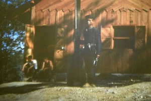 Vietnam War Kodak Slide CIDG Special Forces Camp Headquarters 1962 vintage 60s - Picture 1 of 6