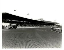 LV62 Original Photo AQUEDUCT RACE TRACK STANDS IN 1940 QUEENS NY HORSE RACING