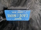 Bon Jovi License Plate - New Jersey