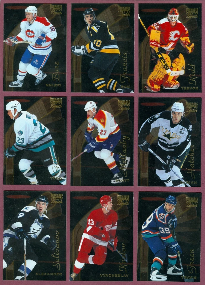 1996-97 PINNACLE ZENITH NHL HOCKEY CARD 1 TO 150 SEE LIST - Image 1 of 1