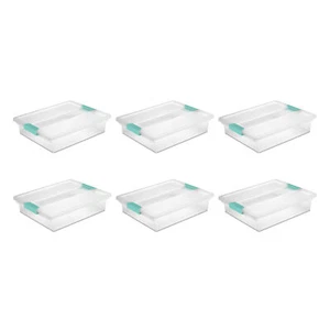 Sterilite Clip Box, Stackable Small Storage Bin with Latching Lid - Picture 1 of 48