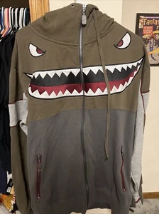 Fallout 4 Hot Rodder Shark Smiley Hoodie - Picture 1 of 15