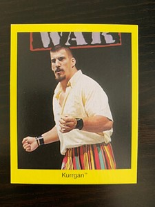 KURRGAN 1998 Cardinal WWF Trivia Series 2 wrestling card - NM+