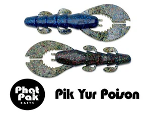 20ct 4" Bottom Licker Langusten Barsch Angelköder schwimmende Krallen Jig Anhänger - Bild 1 von 24