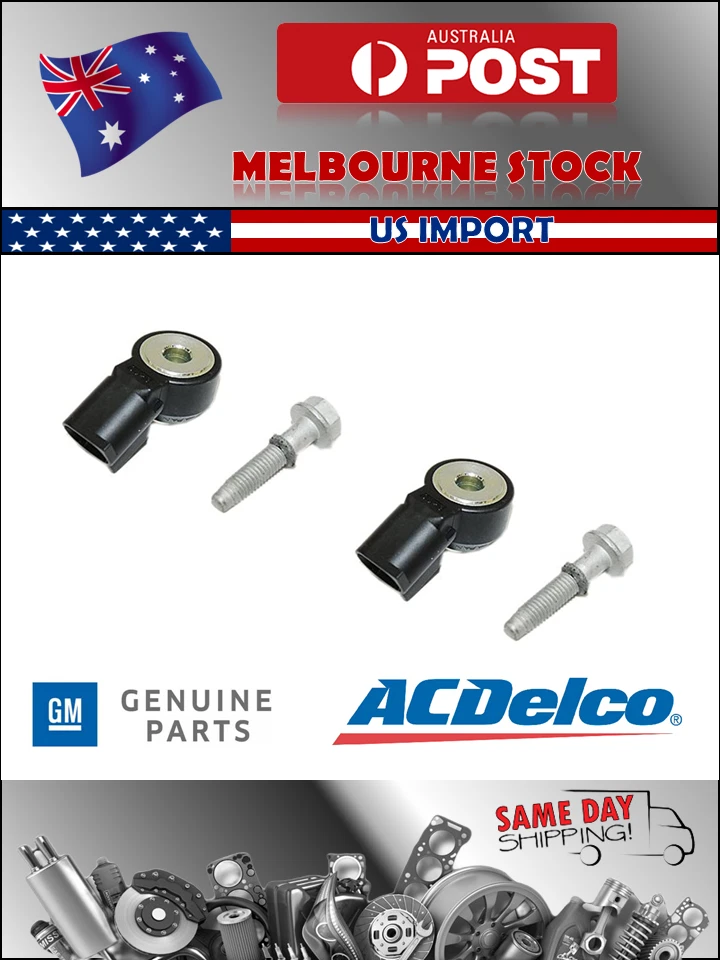 2 x GM Holden Knock Sensor 12623730 VF VE VZ Commodore 6.0L 6.2L LS2 LS3 L98 L76 - image 1 of 1