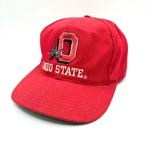 Vintage Ohio State Buckeyes Woody Hayes Red Snapback Cap - Picture 1 of 5