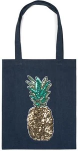 styleBREAKER bolsa para compras con aplicación de piña con lentejuelas, bolso - Imagen 1 de 13