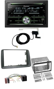 Pioneer CD USB MP3 Bluetooth 2DIN DAB Autoradio für Fiat Panda 2003-2012 grau - Bild 1 von 9