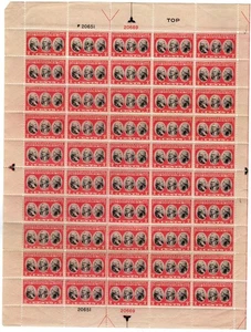 Scott #703 Yorktown Sheet of 50 Stamps - MNH w/perf seps - all (4) margins - Picture 1 of 2