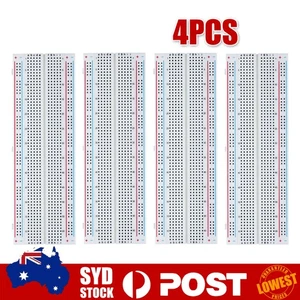 MB102 830 Point Solderless Prototype PCB Breadboard Protoboard for Arduino DIY U - Picture 1 of 7
