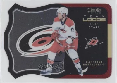 2015-16 O-Pee-Chee Platinum Team Logo Die-Cuts Eric Staal #T-6 - Image 1 of 2