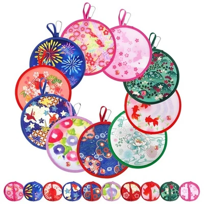 Abanico plegable japonés, abanico de mano plegable de verano, regalo de fiesta Foto 1 de 4