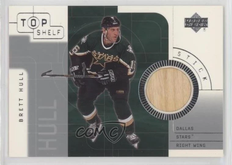 2001-02 Upper Deck Top Shelf Game-Used Sticks Brett Hull #S-BH HOF - Image 1 of 2