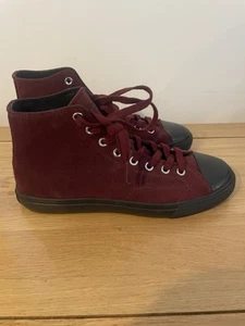 Paul Smith Tallador Hombre Moda Entrenadores en Borgoña Reino Unido TALLA 8 Nuevo Sin Caja - Imagen 1 de 13