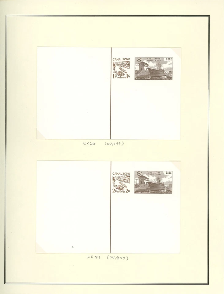 U.S. POSSESSIONS - CANAL ZONE Scott Specialty Page Lot #67 - SEE SCAN - $$$ - Image 1 of 1