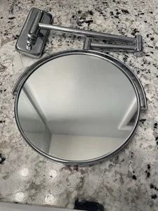 OVENTE 7" Wand-Schminkspiegel in poliertem Chrom - Bild 1 von 7