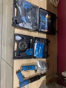 Compressed Air Pneumatic  Staple Gun multi tool drill and needle - Foto 1 di 5