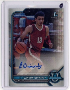 Refractor de onda plateada Bowman U Chrome Prospect 2021-22/199 Jahvon Quinerly automático - Imagen 1 de 2