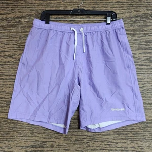 Bamboo Ave Shorts Mens Size Large Boundless Athletic Short Comfy Light Purple  - Picture 1 of 11