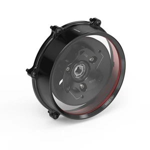 Rizoma Ducati Streetfighter V2 2024 Clear Clutch Protection Cover Black Insert - Picture 1 of 3