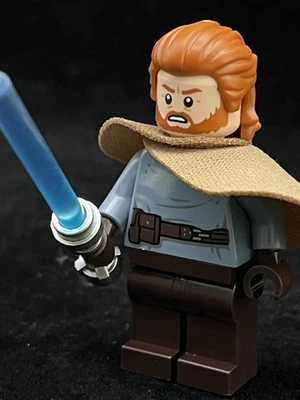 LEGO Star Wars Obi-Wan Kenobi Poncho Bronceado Oscuro Minifigura, Guadaña 75336 Sw1224 Foto 1 de 4