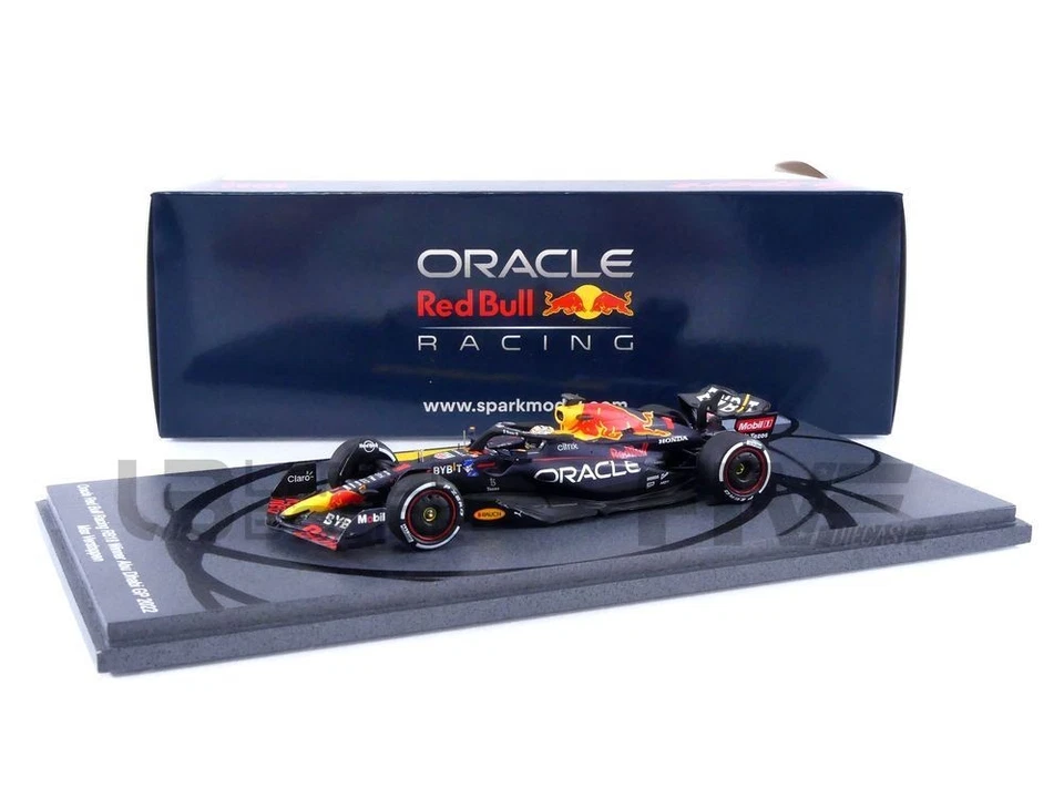 SPARK 1/43 - RED BULL RB18 - WINNER ABU DHABI WORLD CHAMPION 2022 (M. VERSTAPPEN - Photo 1/1