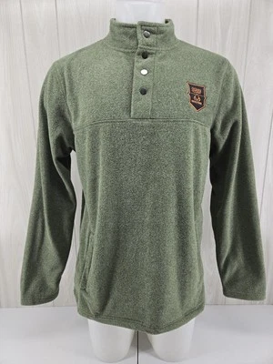 Ocean + Coast Realtree Fleece Long Sleeve Men's Large Green Pullover Button - Image 1 of 4