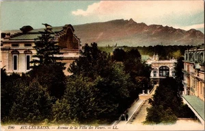 Vintage Aix-les-Bains Avenue de la Villa des Fleurs Postkarte LL 190 - Bild 1 von 2