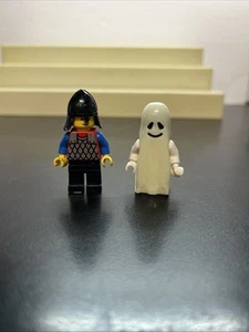 Vintage Lego Castle 1888 Black Knights Ghost And Knight Figuren E7 - Bild 1 von 2