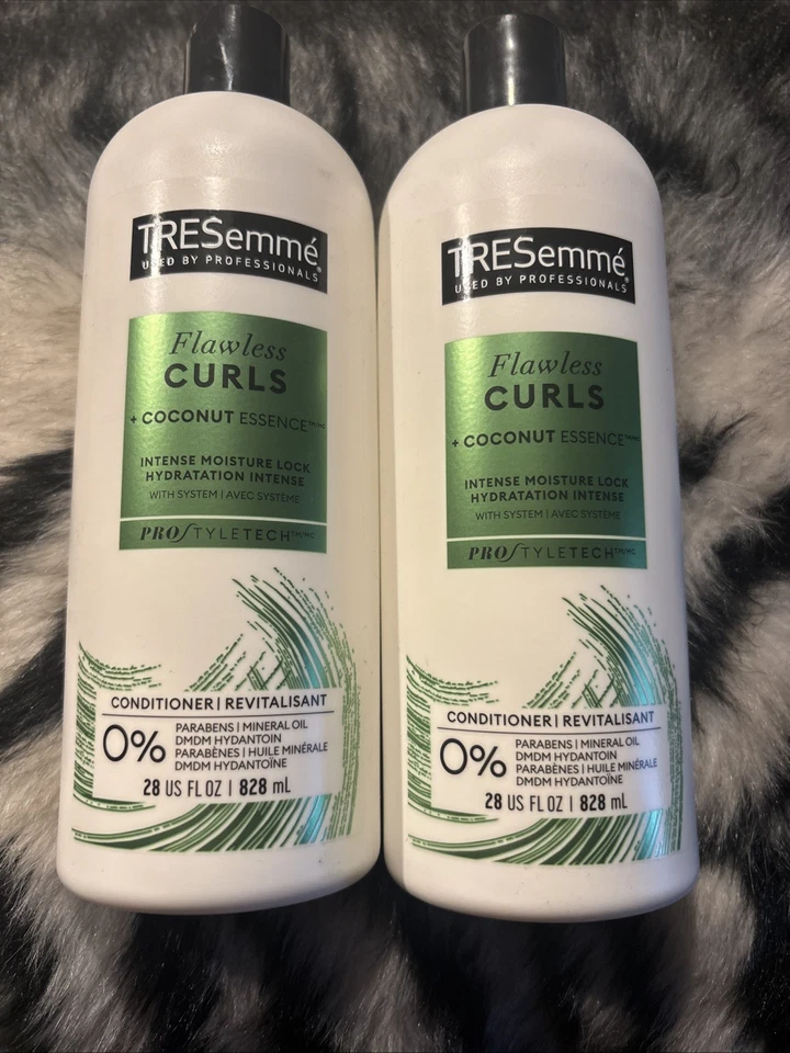 Tresemme Hair Conditioner Curl Hydration Nourishing Shine Flawless Formula 2pk - Image 1 of 3