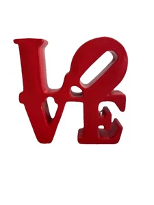 Retro LOVE Sign 6 X 6 X 1.5 Inches Inches - Picture 1 of 4